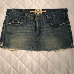 Abercrombie & Fitch Denim Mini Skirt